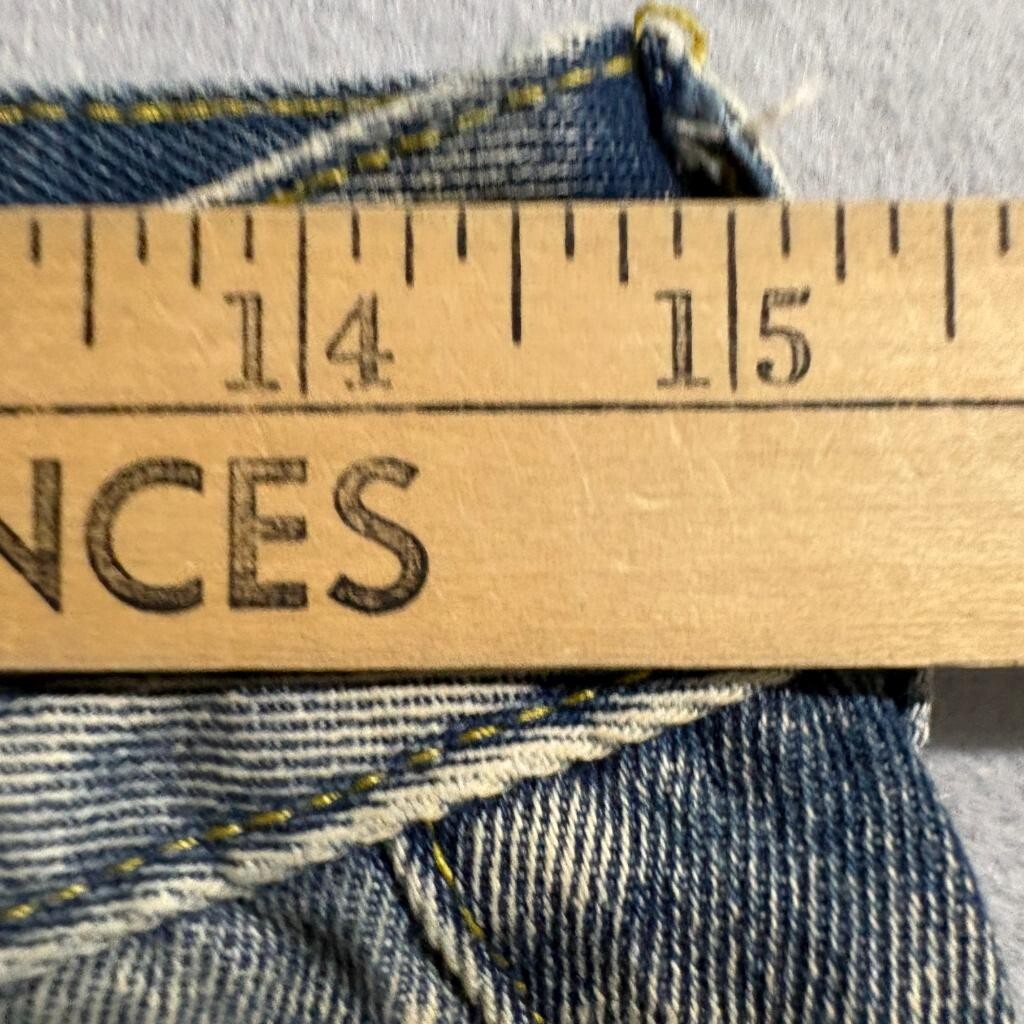 Unbranded Distressed Ripped Jeans Mens 28 Blue Acid Wash Denim Slim Tapered