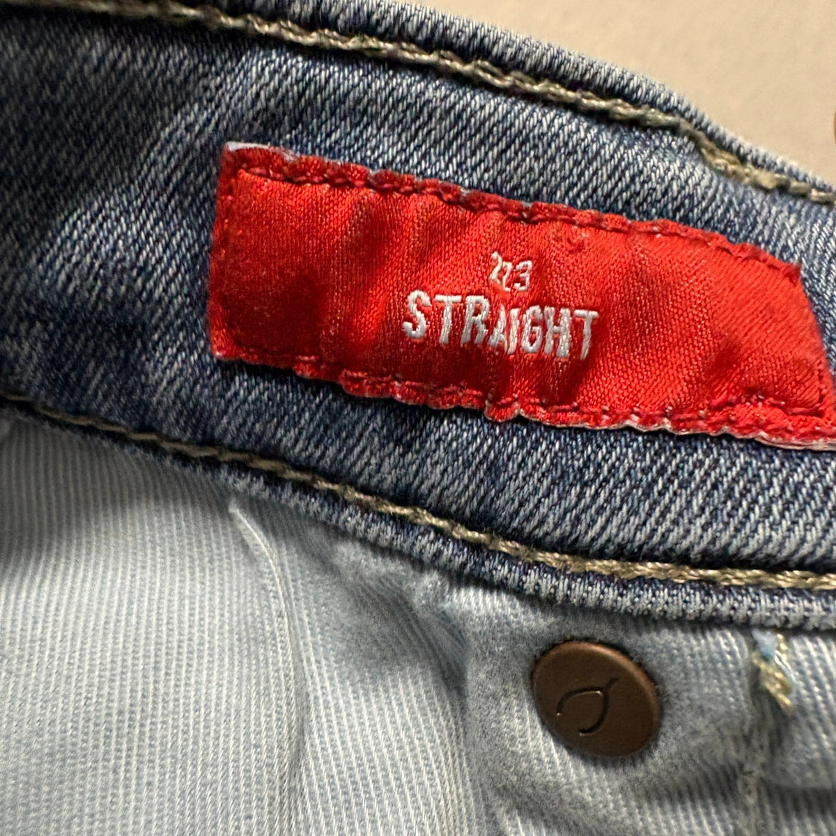 Lucky Brand 223 Straight Fit Jeans Mens 36x30 Medium Wash Stretch Denim Pants