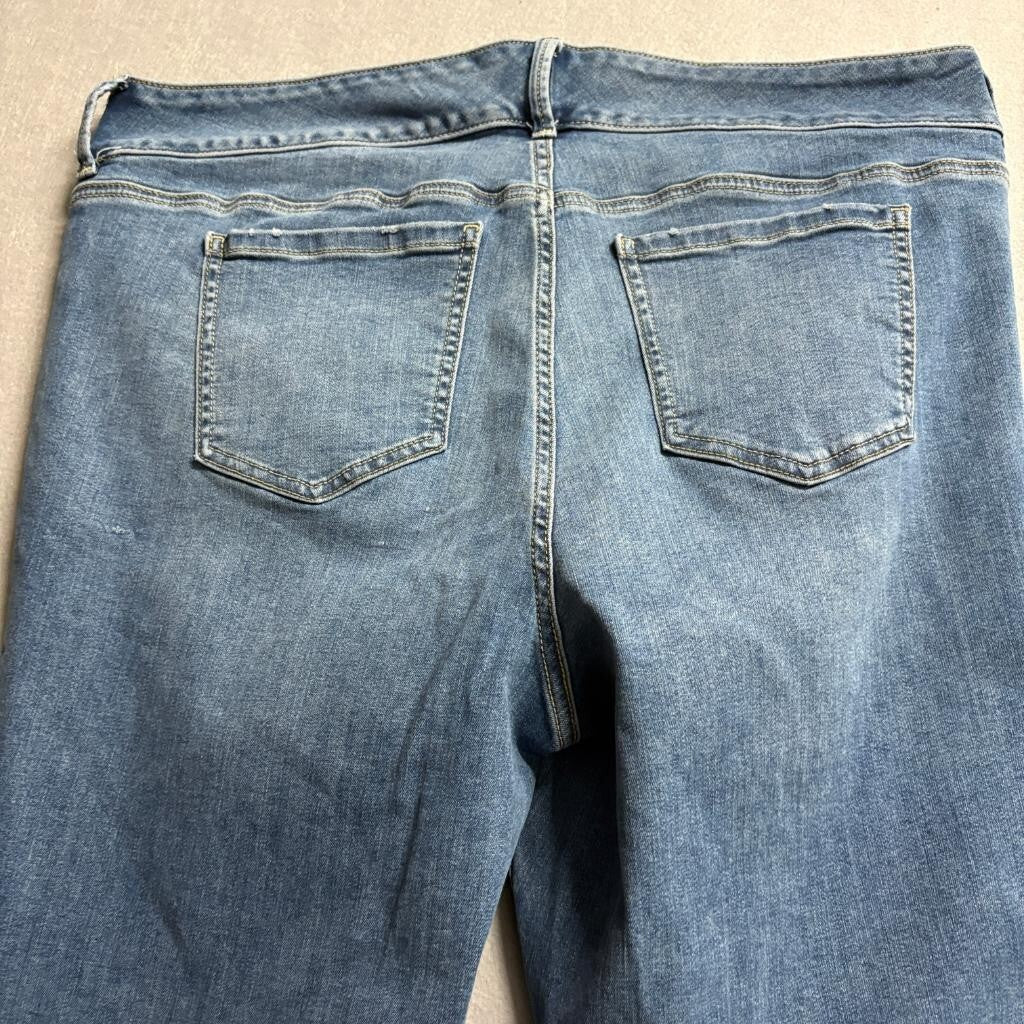 Torrid Super Soft Jeggings Womens 22R Blue Denim Stretch High Rise Skinny Jeans