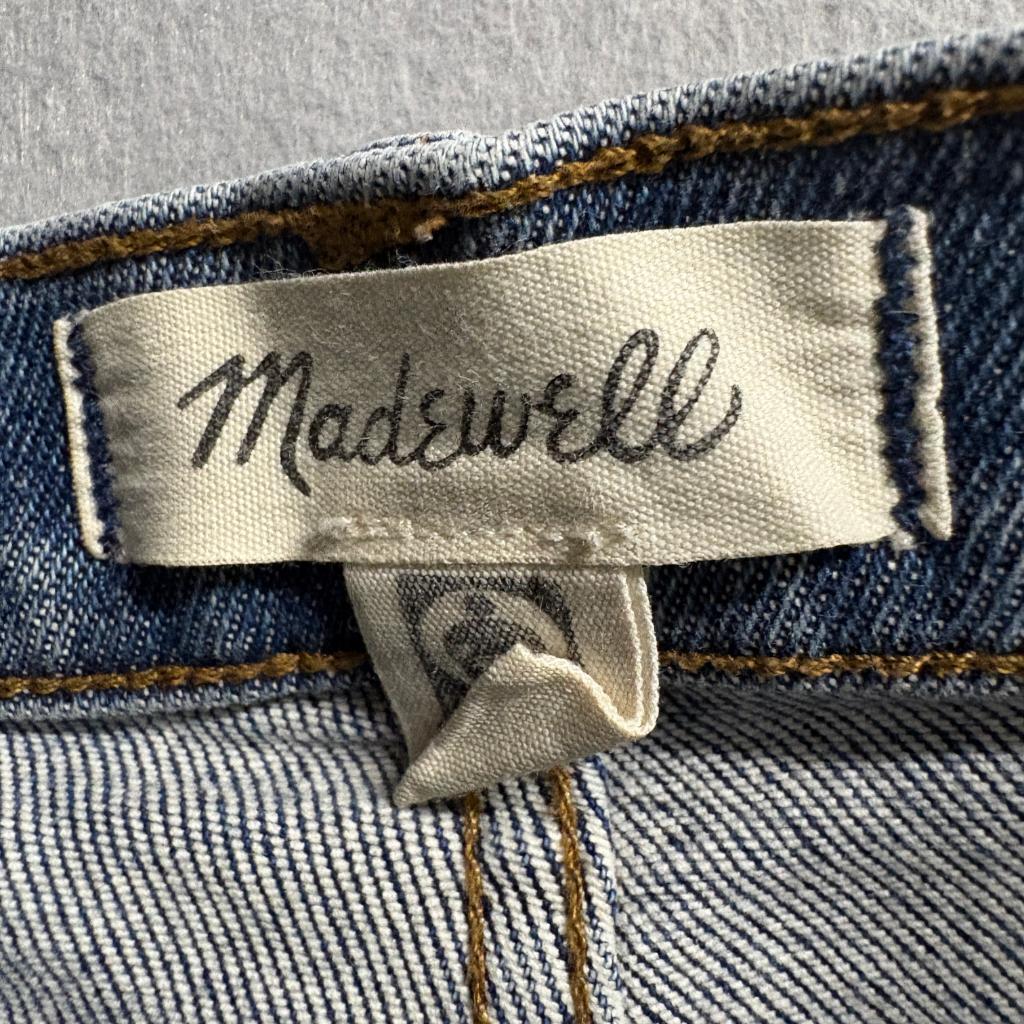 Madewell The Perfect Vintage Jean Womens 25P Petite Blue Stretch Denim Pants