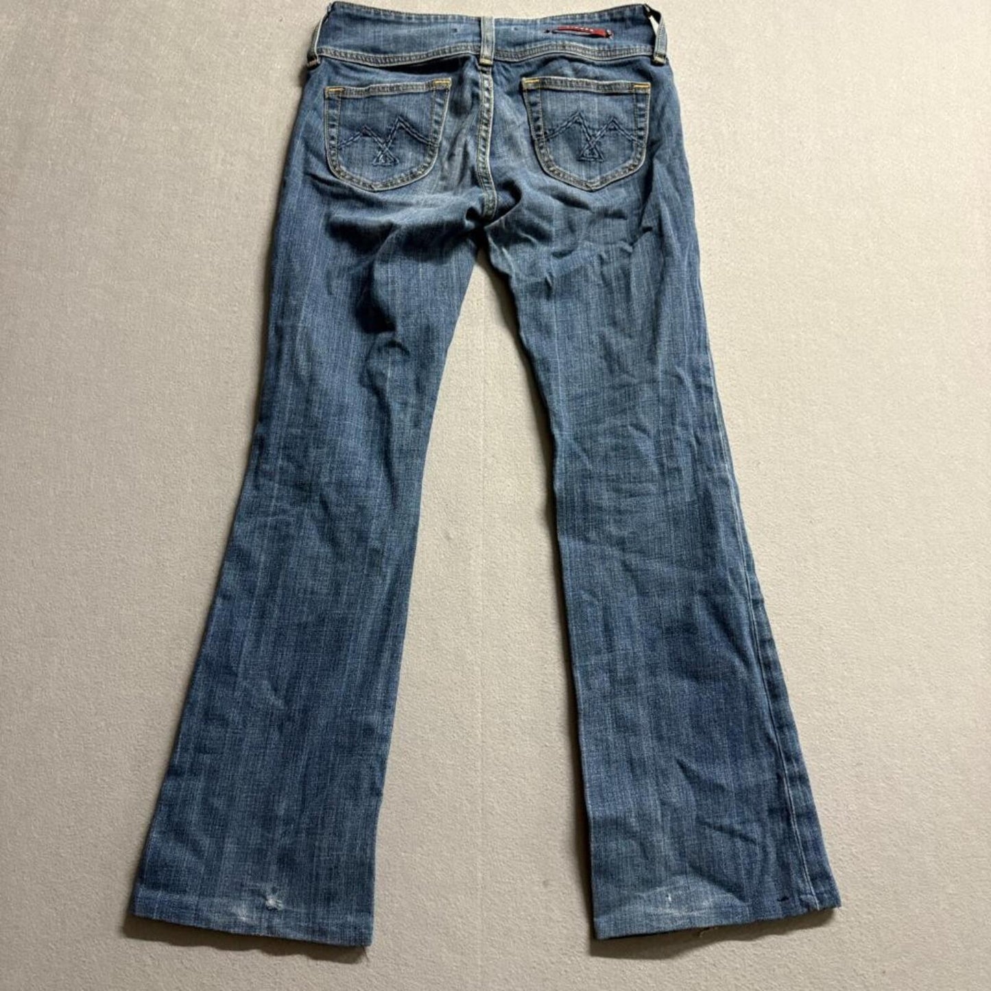 Vigoss Florence Bootcut Jeans Womens Size 0 Blue Denim Low Rise Stretch P1373J