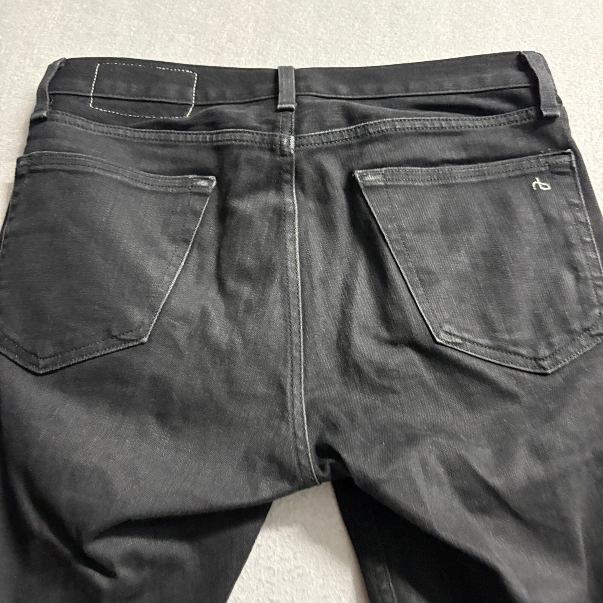 Rag & Bone Fit 2 Slim Jeans Mens 29 Black Denim Made in USA