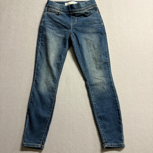 Signature by Levi Strauss Gold Pull On Skinny Jeans Womens Size 2S W26 L28 Blue