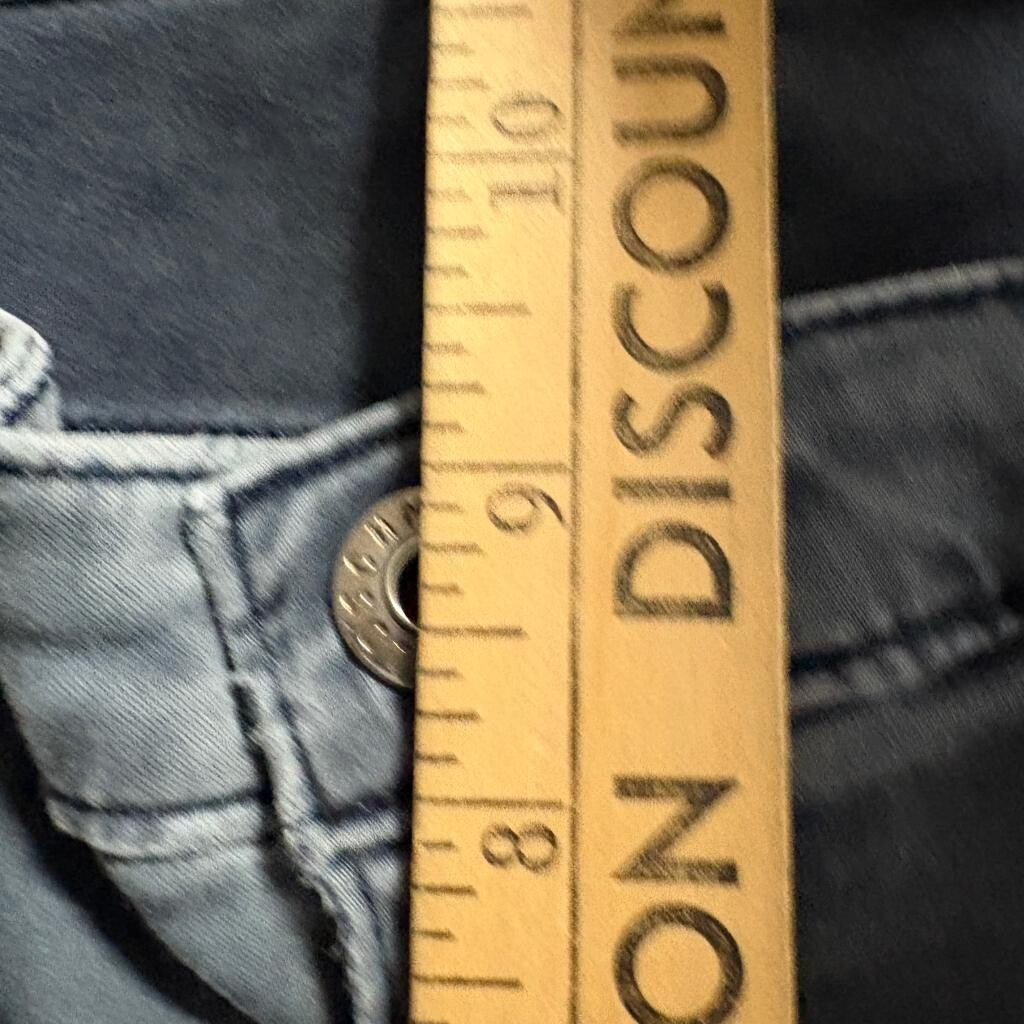 AG Adriano Goldschmied The Prima Cigarette Leg Jeans Womens 32R Gray Stretch