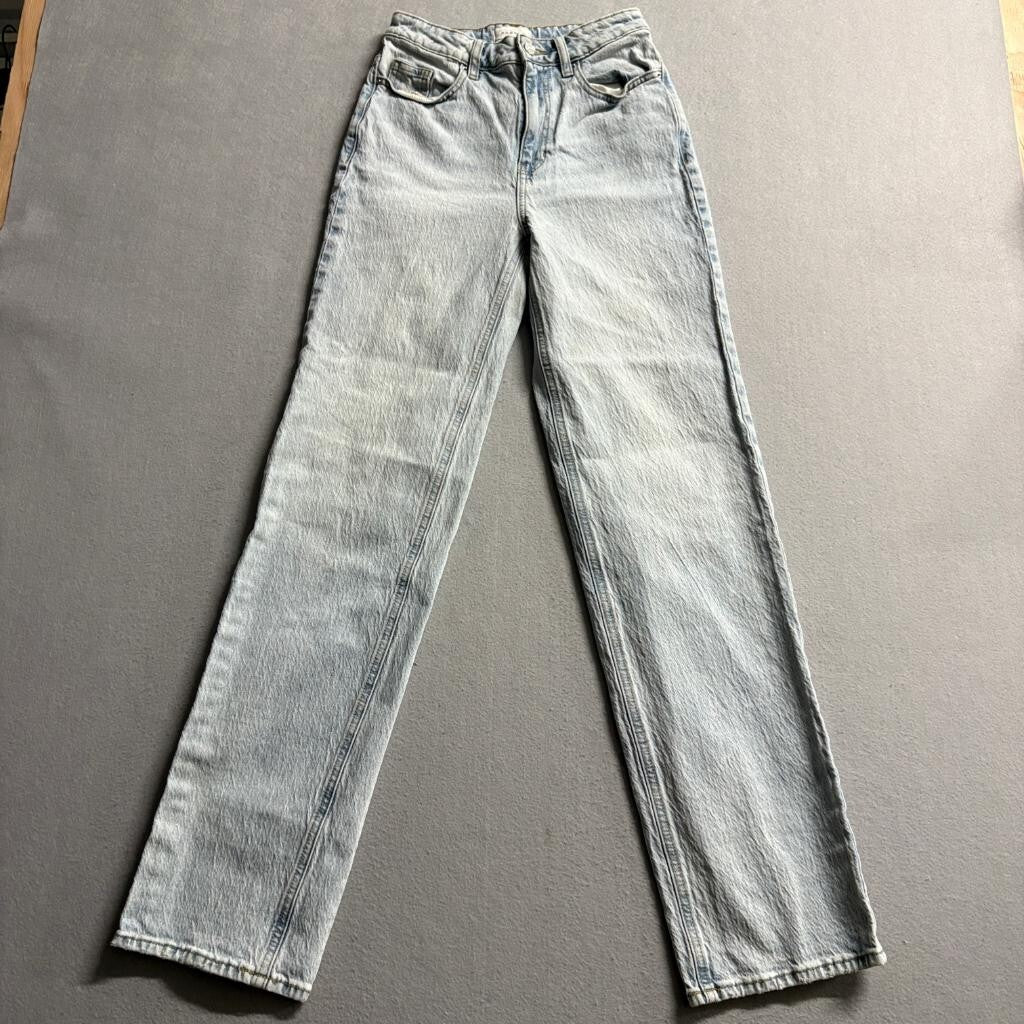 PacSun Stretch 90s Boyfriend Jeans Womens 25 Light Wash Denim High Rise