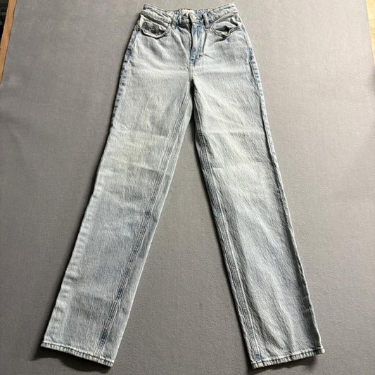 PacSun Stretch 90s Boyfriend Jeans Womens 25 Light Wash Denim High Rise