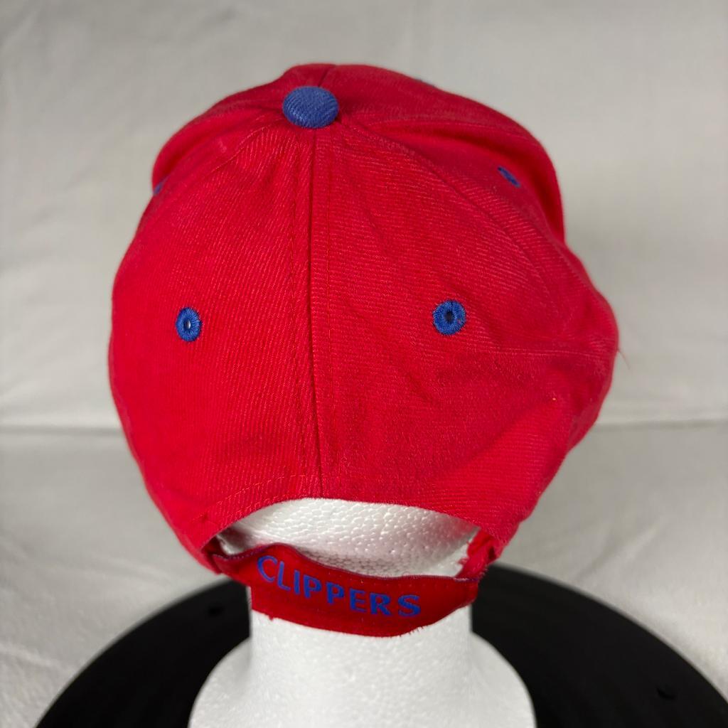 Los Angeles Clippers NBA Elevation Hat Mens One Size Red Blue Strapback Cap