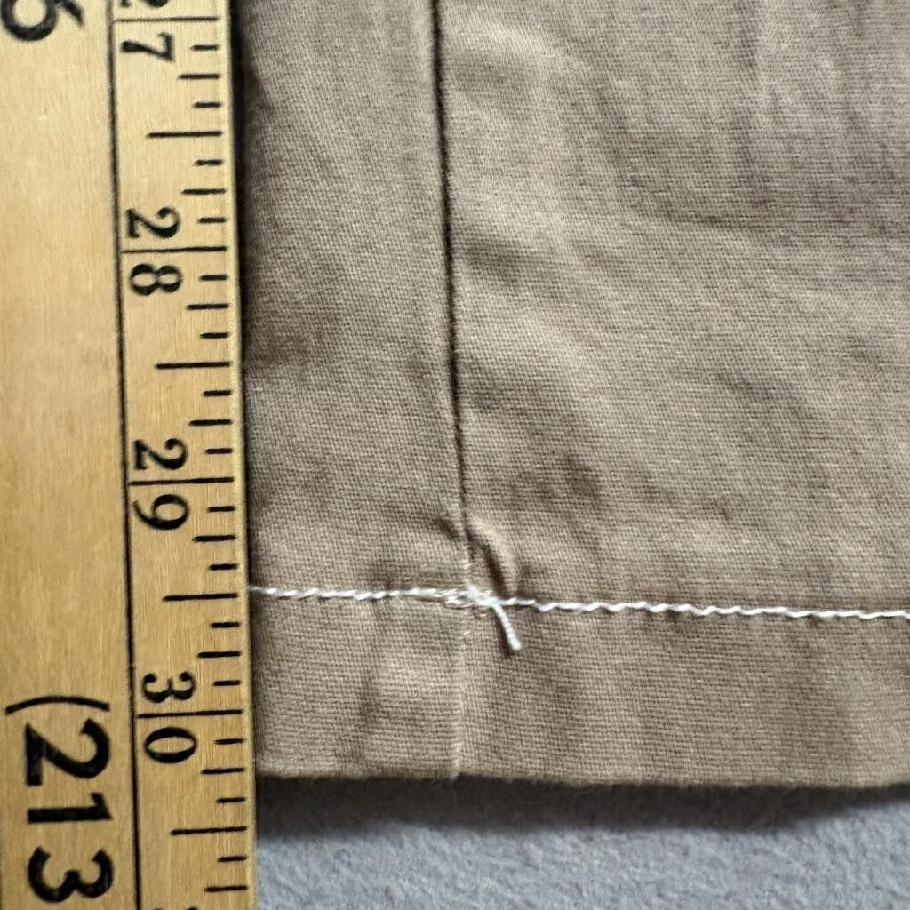 Orange Kiss Essentials Cargo Pants Womens XL Brown Cotton Stretch Wide Leg