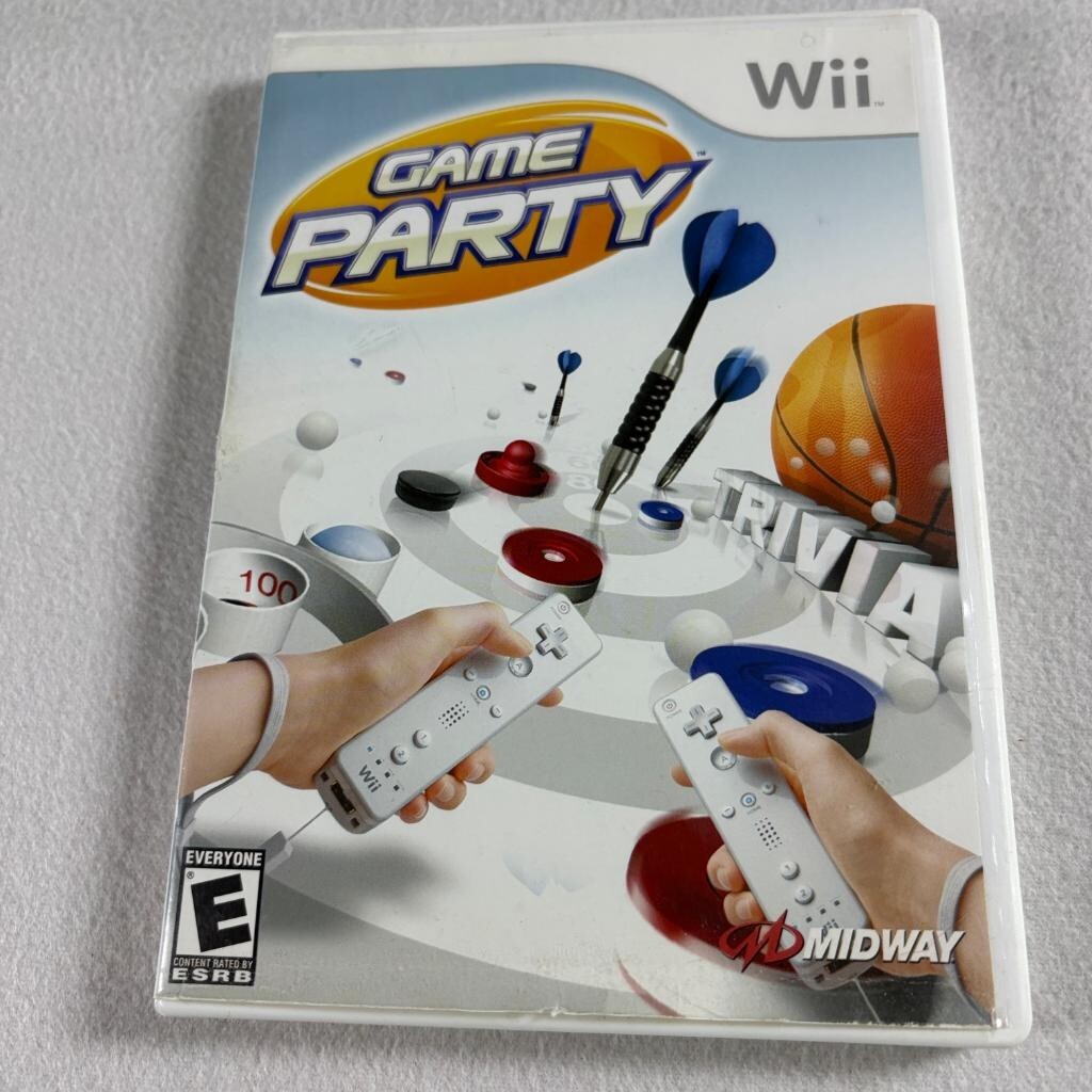 Game Party Nintendo Wii Game Disc and Case Midway Games