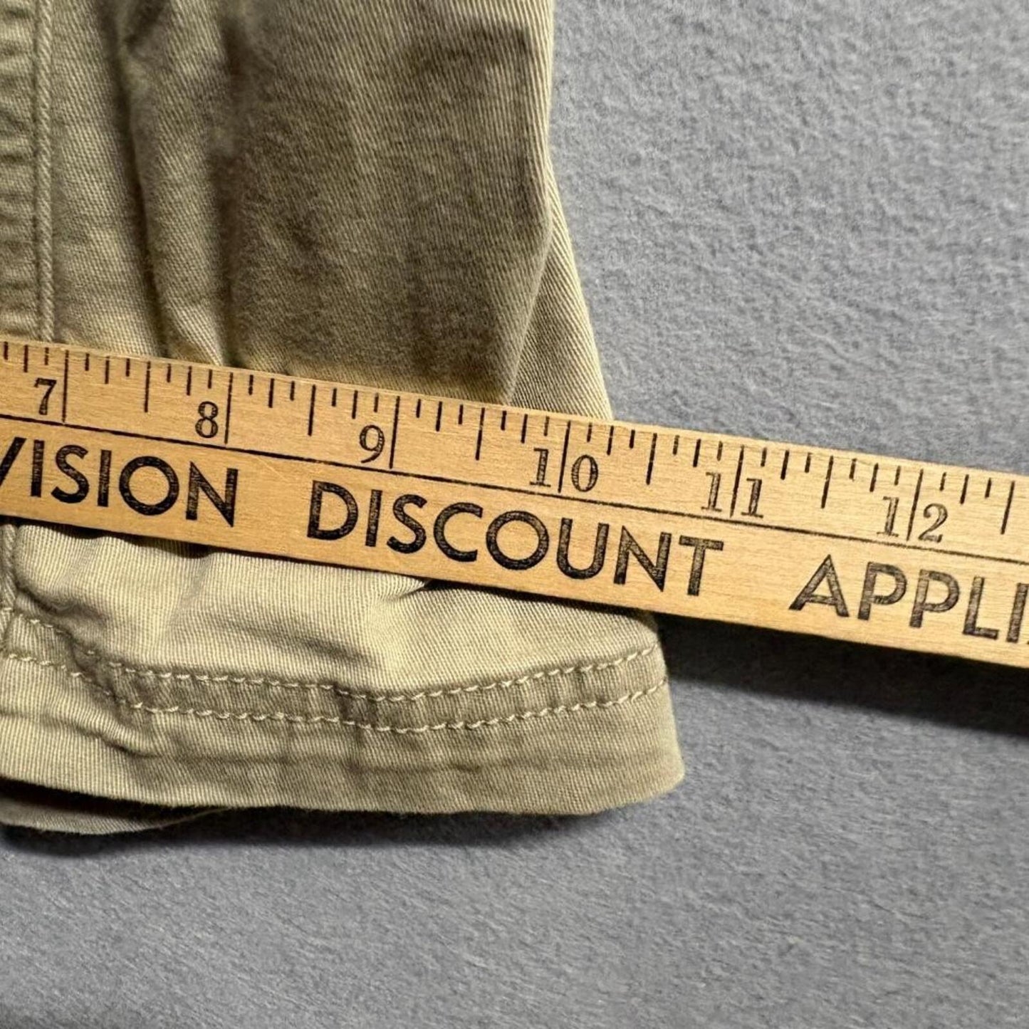 Arizona Jean Co Womens Cargo Pants Size 11 Khaki Green Y2K Utility Wide Leg