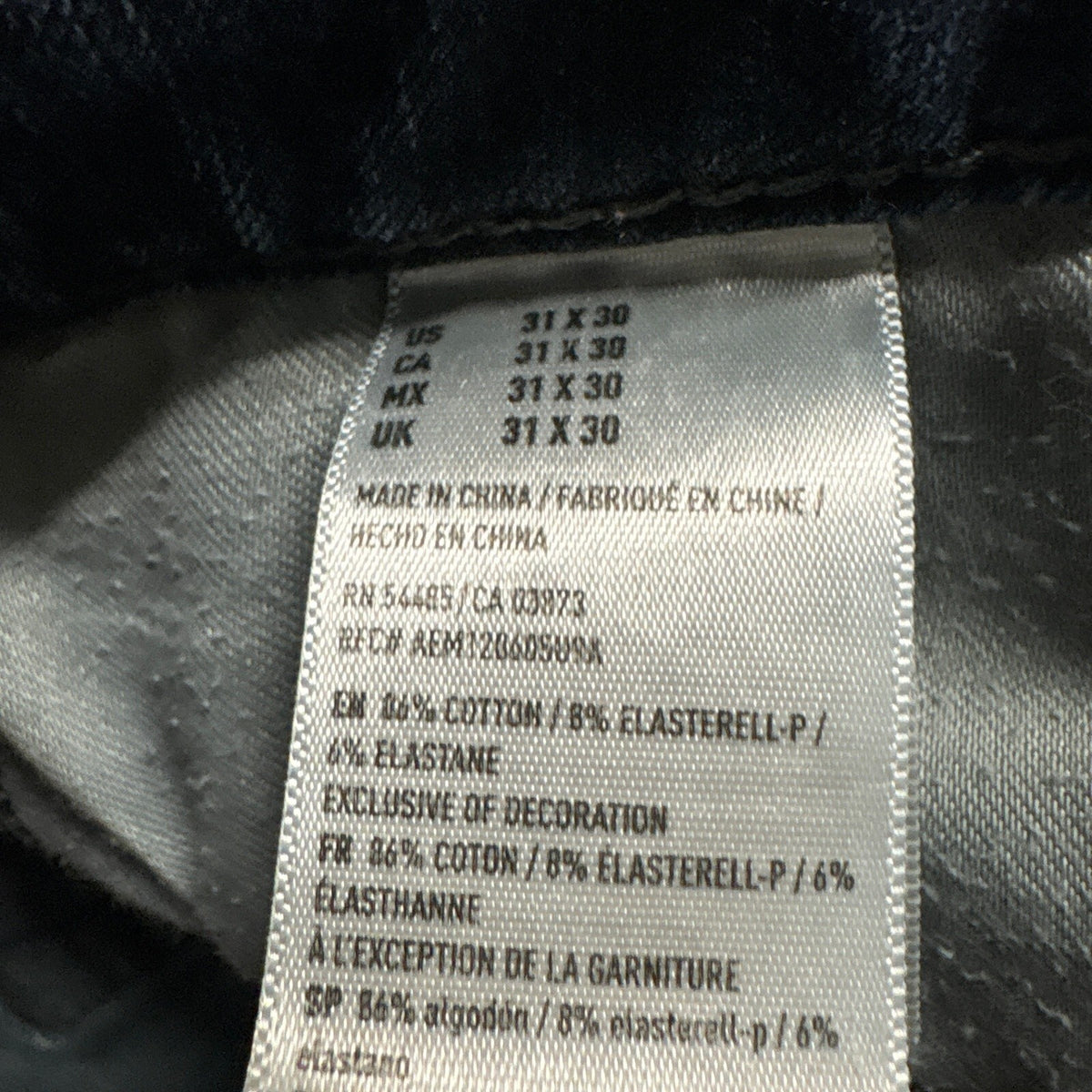 American Eagle 360 Extreme Flex Skinny Jeans Womens 31x30 Blue Stretch Denim