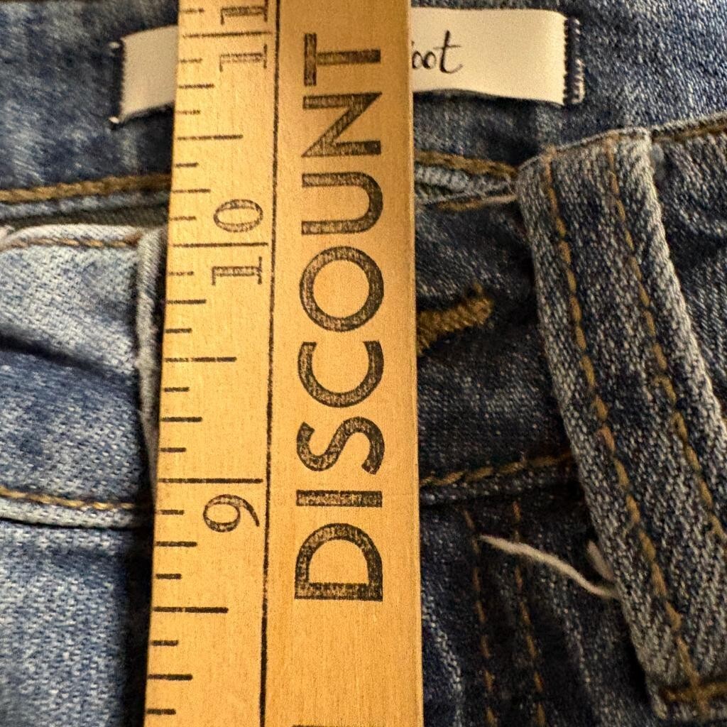 Willow & Root The Mom Jean Womens Size 25 Distressed High Rise Blue Denim Jeans