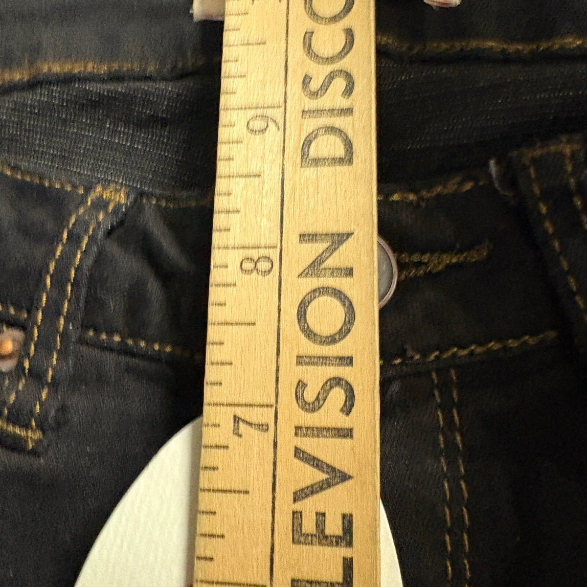 Bobore Flare Jeans Womens Size 25 Black Denim High Rise Bell Bottoms Stretch NWT