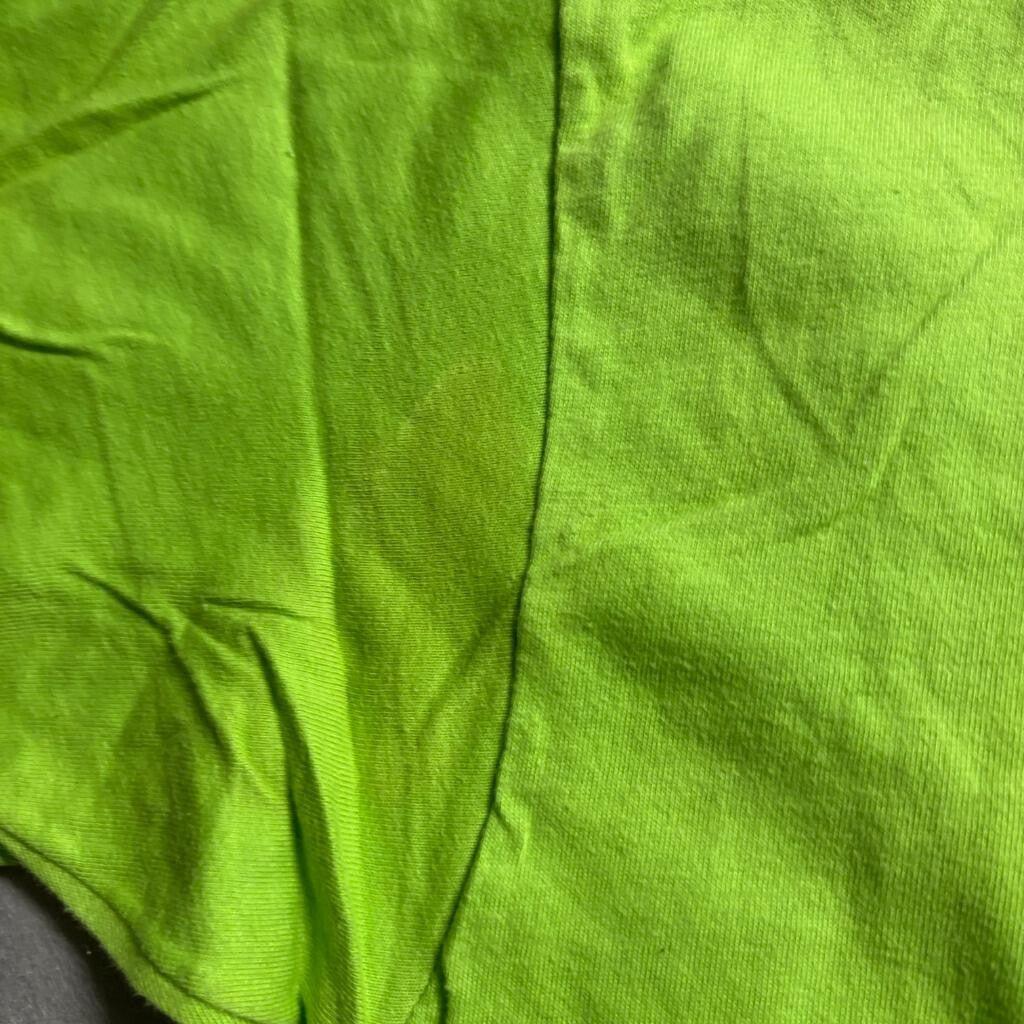 Vintage Hanes Beefy-T Blank T-Shirt Mens XL Green Single Stitch Made in USA