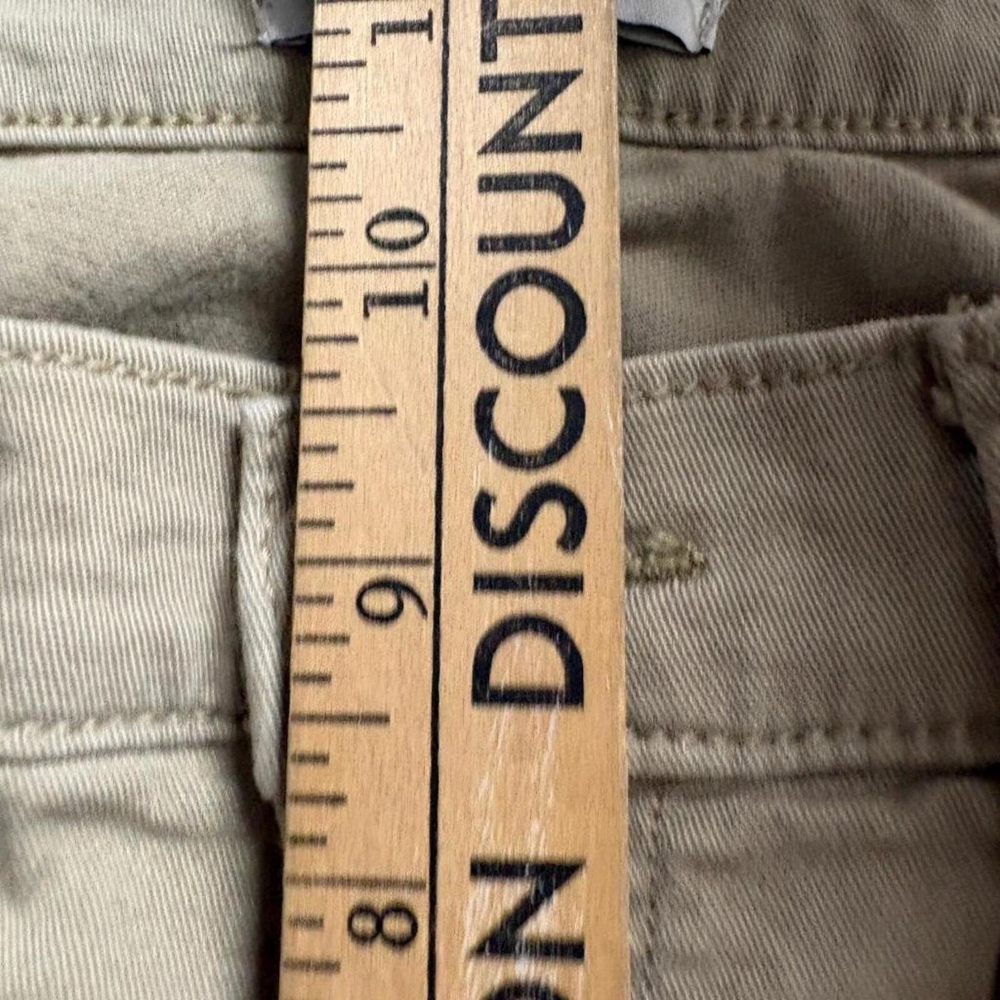 Arizona Jean Co Womens Cargo Pants Size 11 Khaki Green Y2K Utility Wide Leg