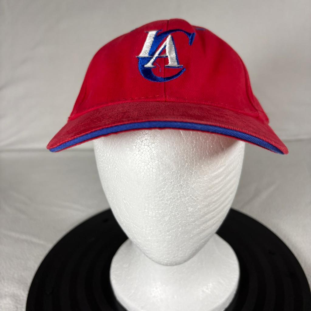 Los Angeles Clippers NBA Elevation Hat Mens One Size Red Blue Strapback Cap