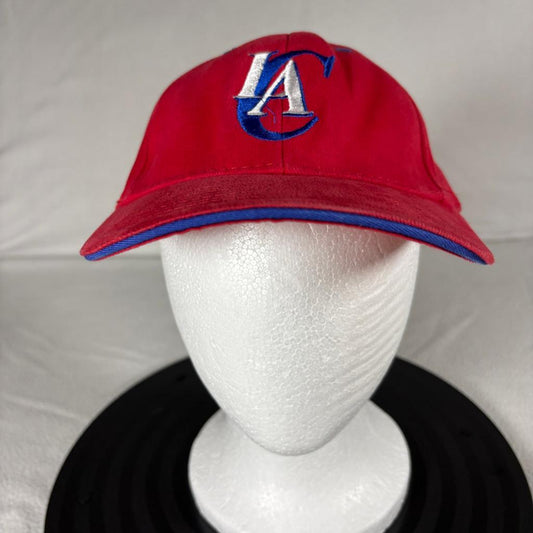 Los Angeles Clippers NBA Elevation Hat Mens One Size Red Blue Strapback Cap