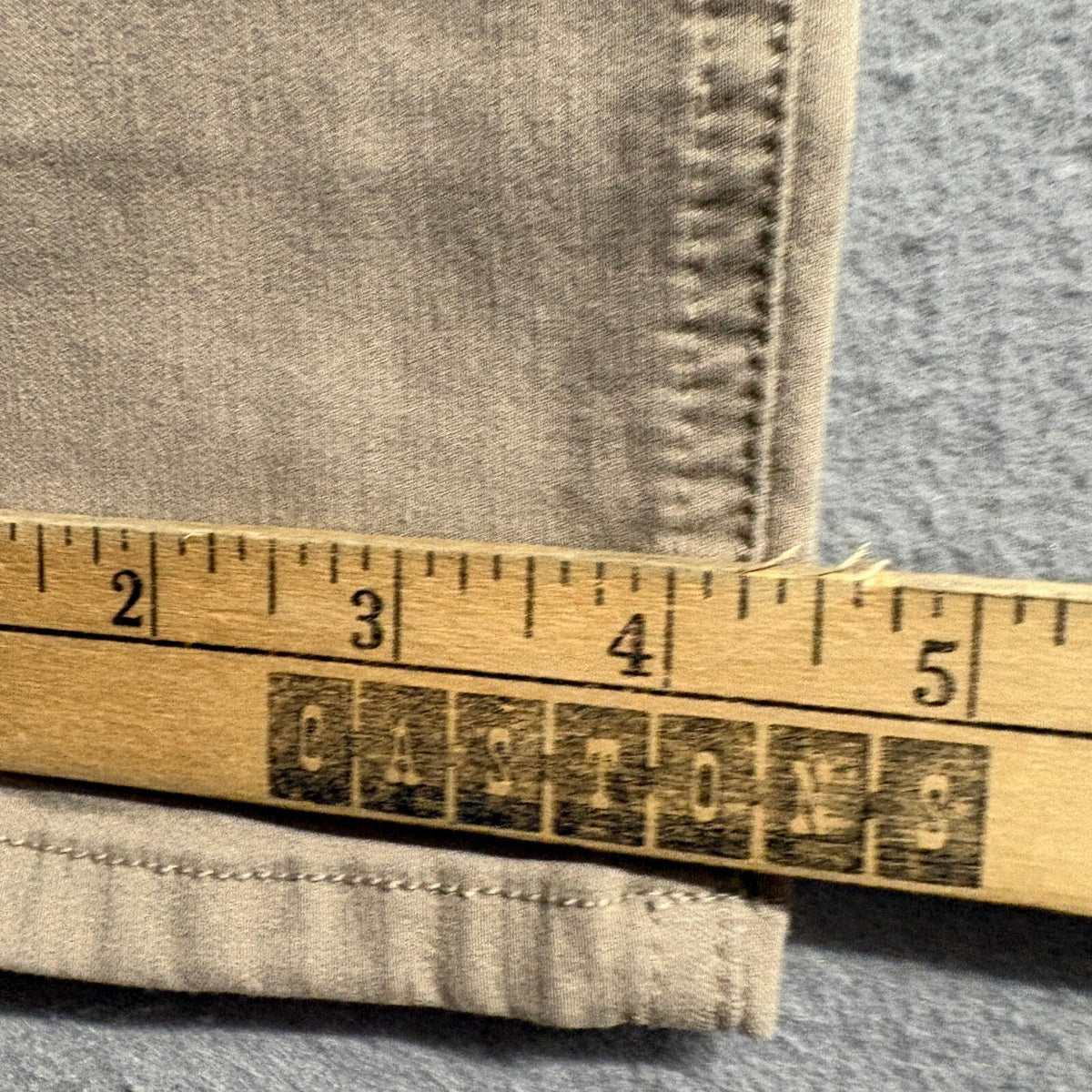 Dickies Girl Skinny Pants Womens 0/24 Khaki Beige Stretch Rayon Blend Casual