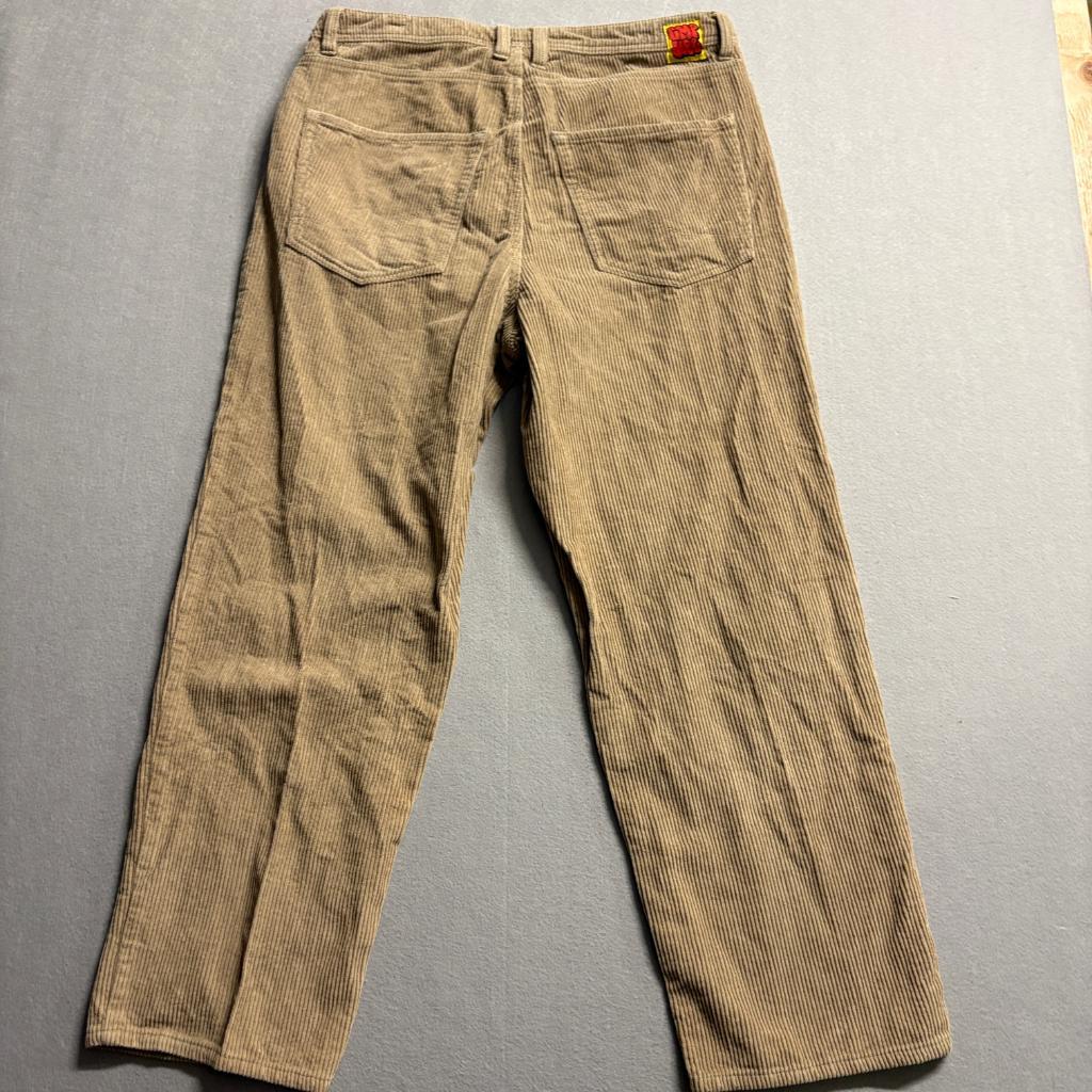 Empyre Corduroy Pants Womens 34 Brown Tan Skate Loose Fit Cord Pants