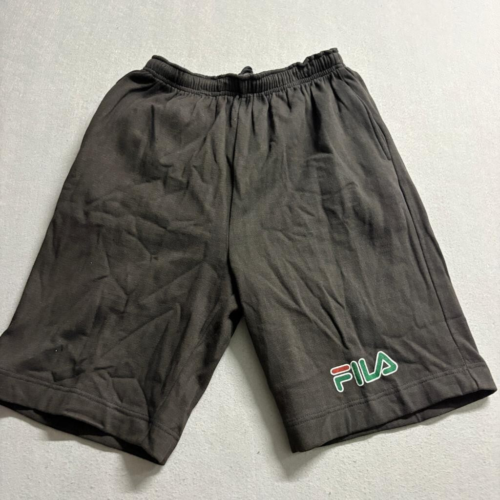Vintage Fila T-Shirt and Shorts Set Mens XL White Black Ringer Tee Sportswear
