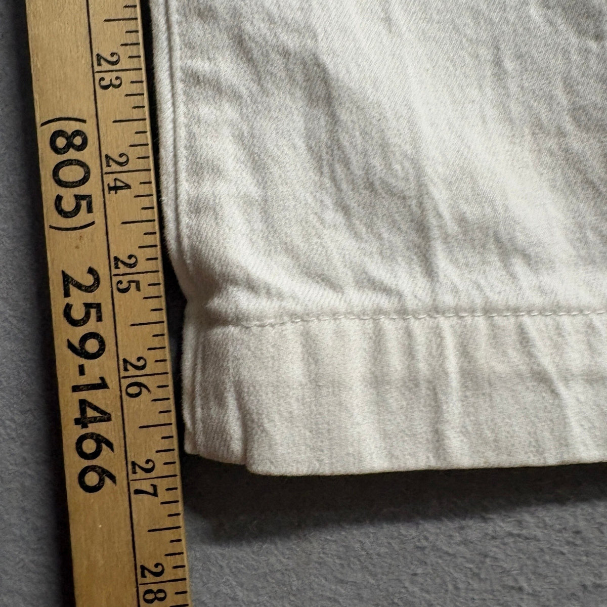 Rolla's Womens High Rise Wide Leg Sailor Jeans Size 25 Off White Cream Denim