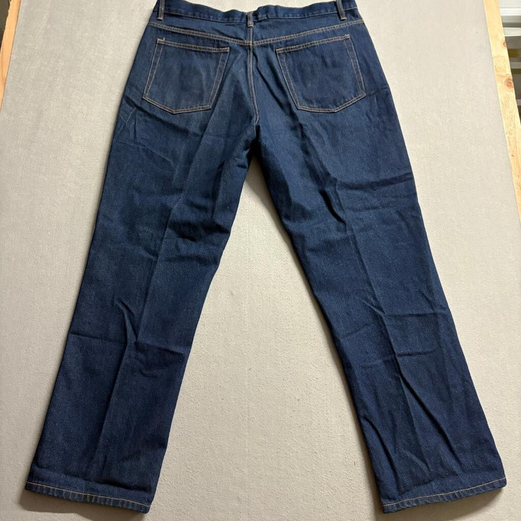 David Taylor Collection Mens Jeans 40x32 Dark Wash Blue Denim Straight Leg