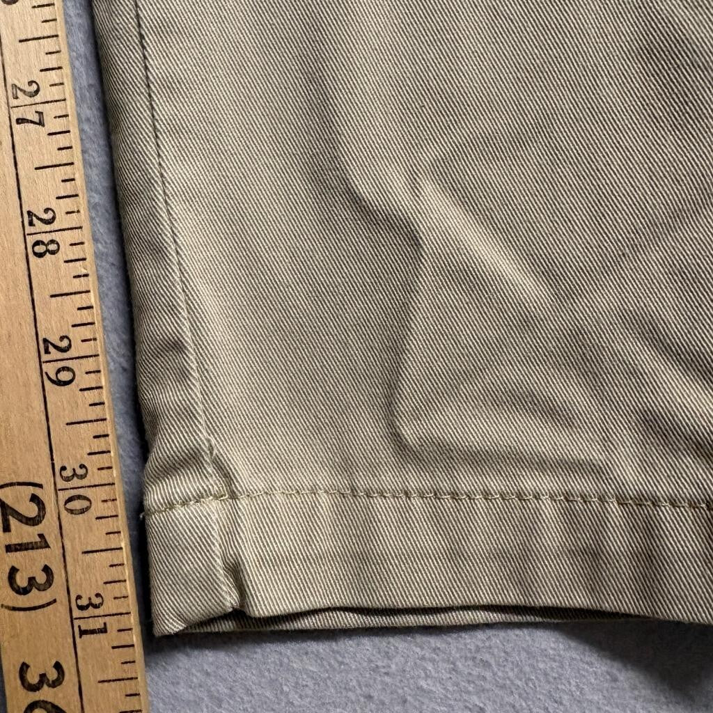 Dickies Girl Crafted for Women Skinny Chino Pants Beige Khaki Size 30x30 Stretch
