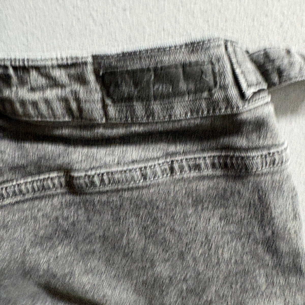 Chic Connect Girls Gray Acid Wash Cargo Jeans Size 5 Stretch Denim Utility Pants