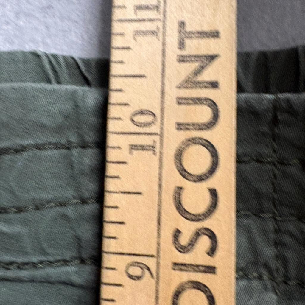 Unionbay Jogger Pants Womens Size 9 Green Utility Cargo Elastic Waist Ankle Zip