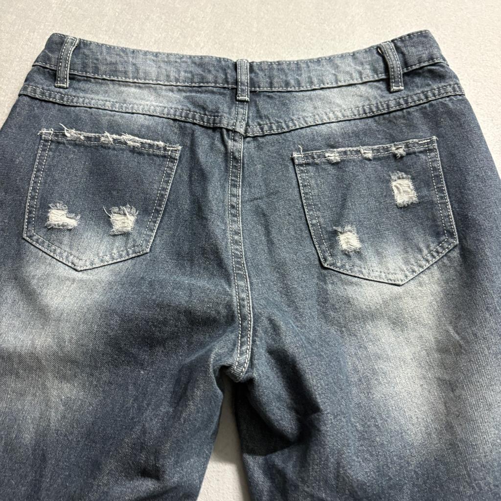 Karol G Manana Sera Bonito Distressed Jeans Mens Large Blue Denim Graphic