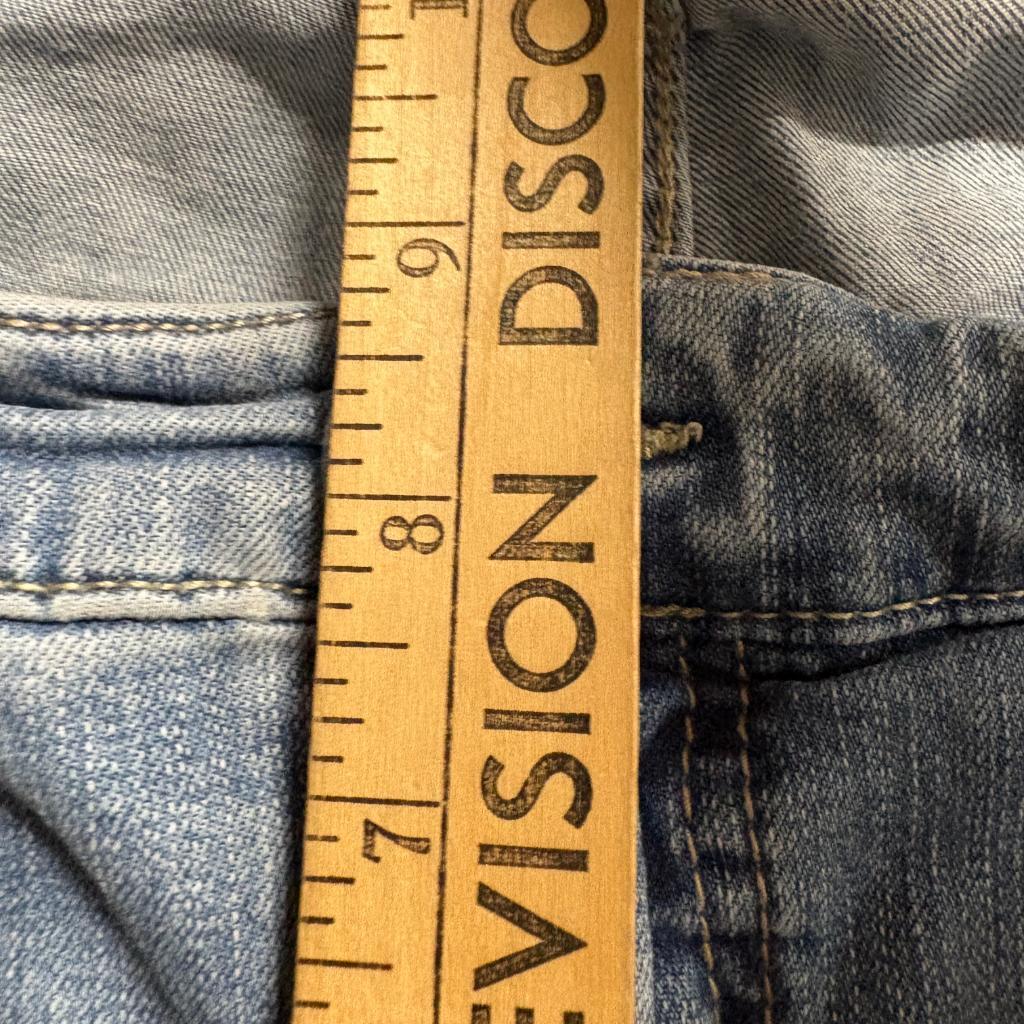 Torrid Slim Bootcut Jeans Womens 16S Blue Denim Stretch Plus Size 16 Short