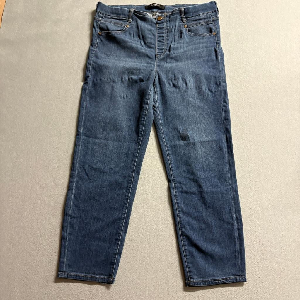 Liverpool Los Angeles Abby Slim Ankle Jeans Womens Size 16 Blue Denim Stretch