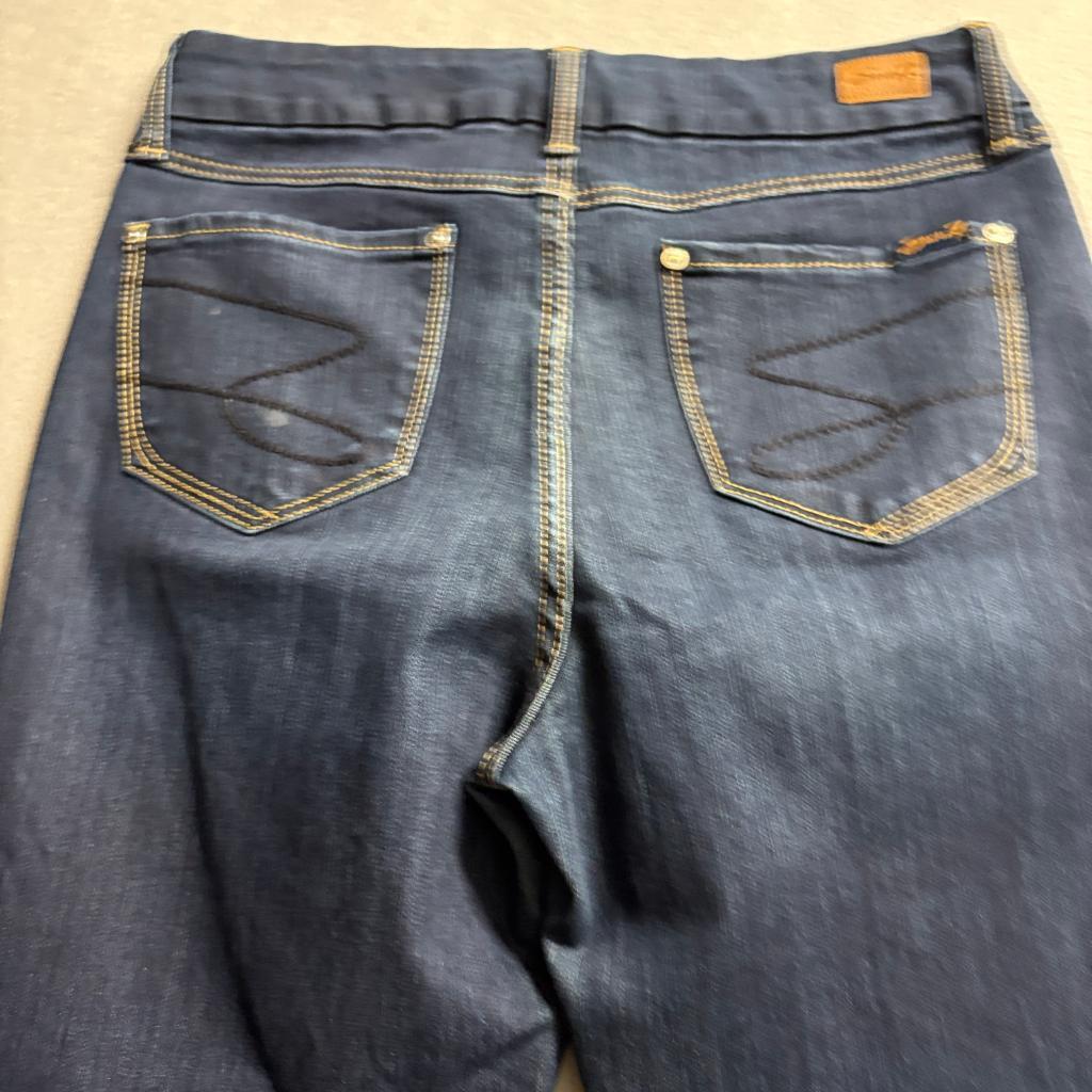 Seven7 Tummyless High Rise Skinny Jeans Womens 10 Dark Wash Blue Denim Stretch