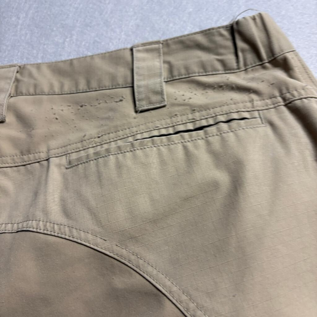 LA Police Gear Atlas Tactical Pants Mens 38x28 Tan Khaki Cargo Ripstop LAPG