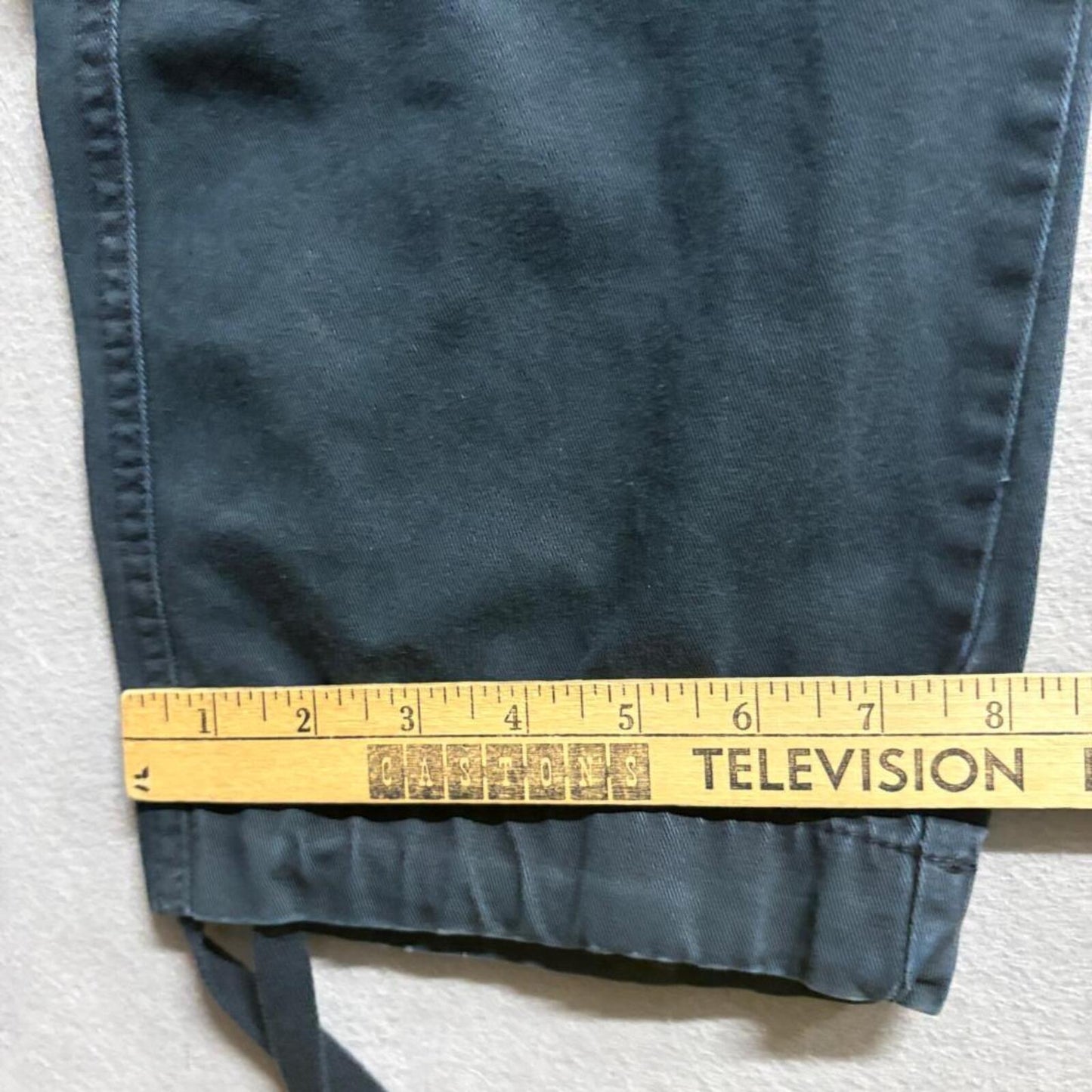 Matchstick Cargo Pants Mens 38 Black Cotton Multi Pocket Tactical Utility