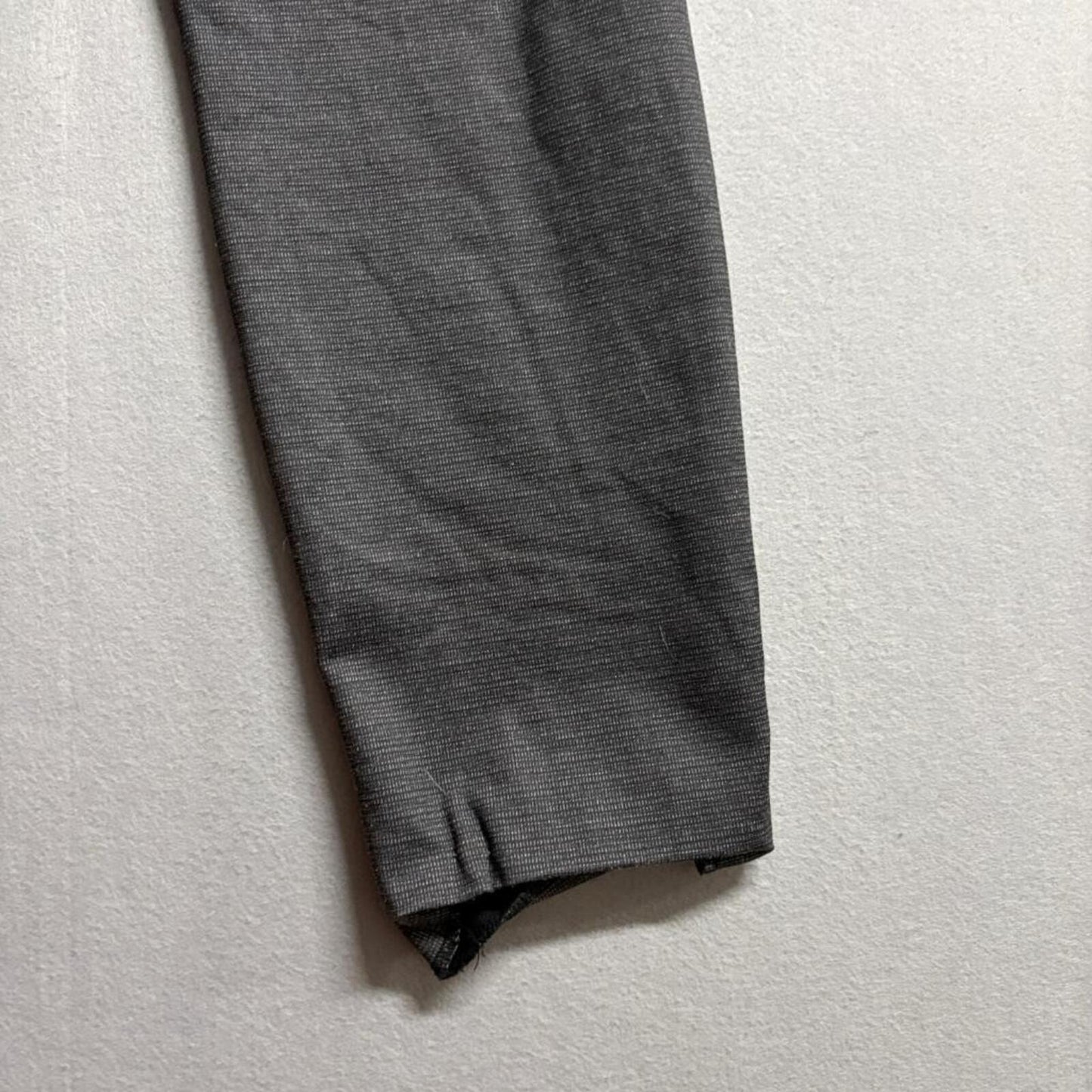 Dalia Women's Pull On Dress Pants XXL Gray Stretch Knit Ankle Crop Trouser