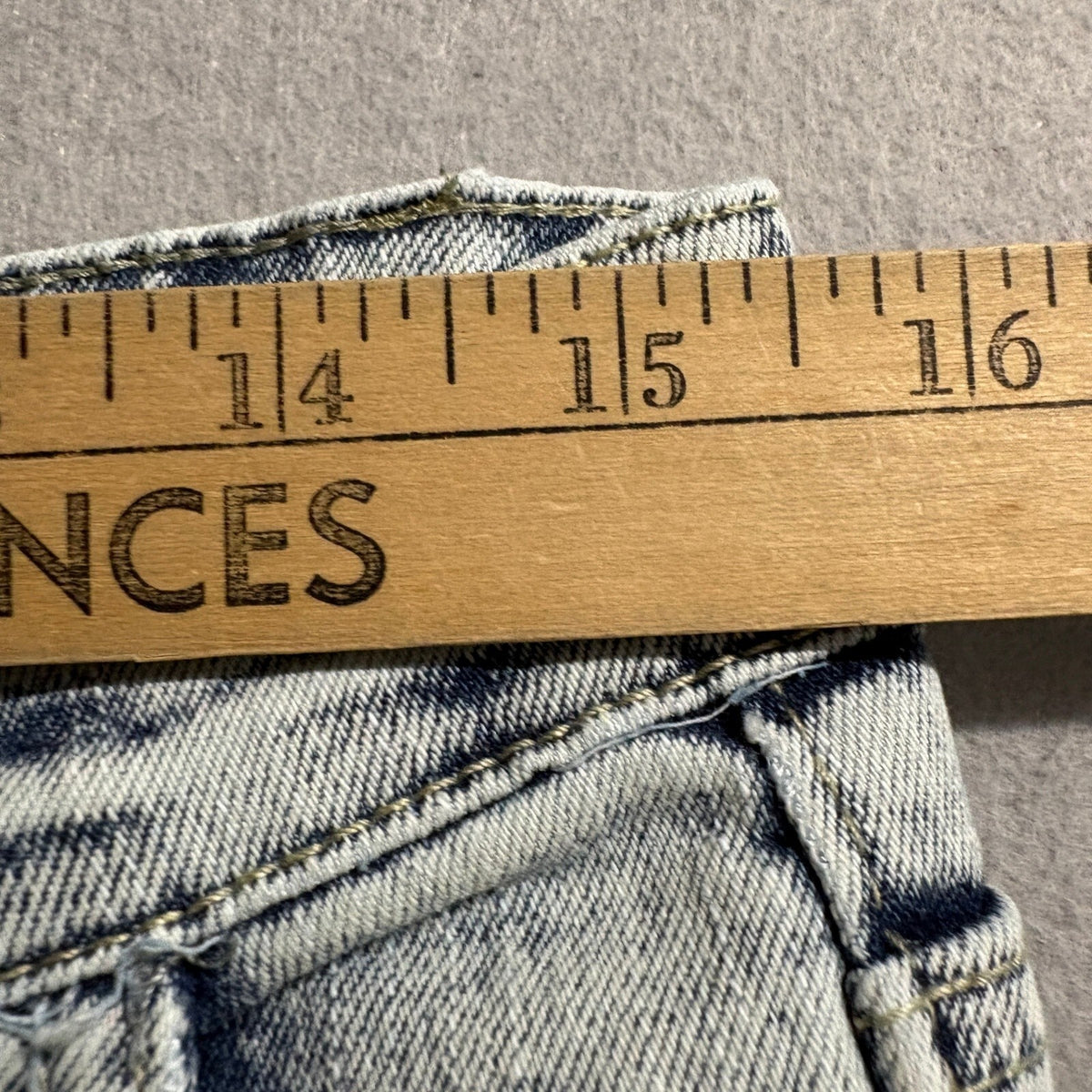 Refinery Republic Cargo Jeans Womens 30 Acid Wash Blue Denim Utility Pockets