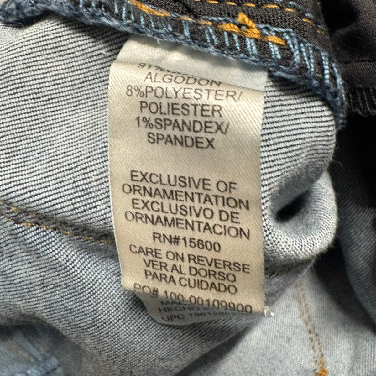 Democracy Absolution Jeans Womens Size 2P Blue Stretch Raw Hem Straight Leg