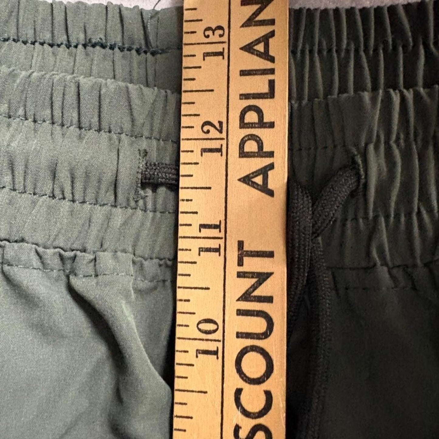 Unbranded Mens Cargo Jogger Pants Large Green Polyester Blend Athletic Track