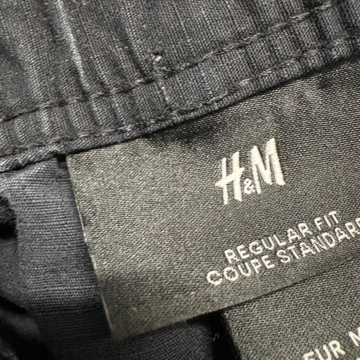 H&M Convertible Jogger Cargo Pants Mens Medium Black Zip Off Shorts Outdoor