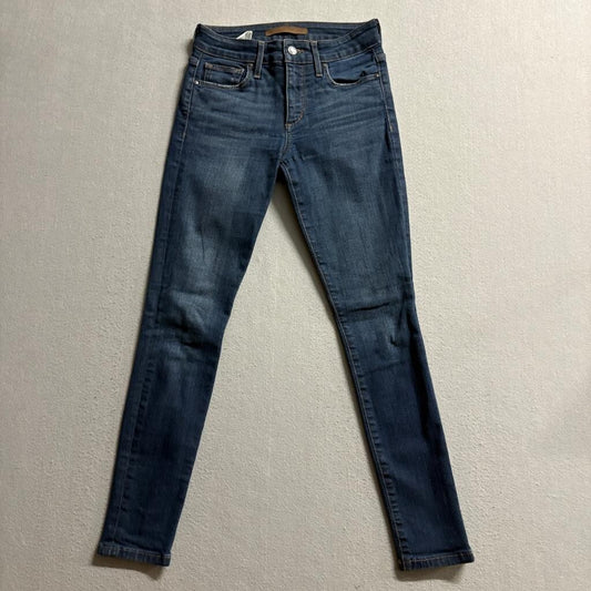 Joe's Jeans Womens 23 Skinny Crop Blue Denim Stretch Mid Rise Jeans