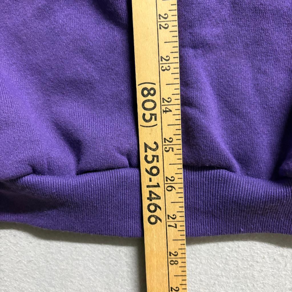 Vintage Tultex Maximum Sweats Purple Crewneck Sweatshirt Mens Large Made in USA