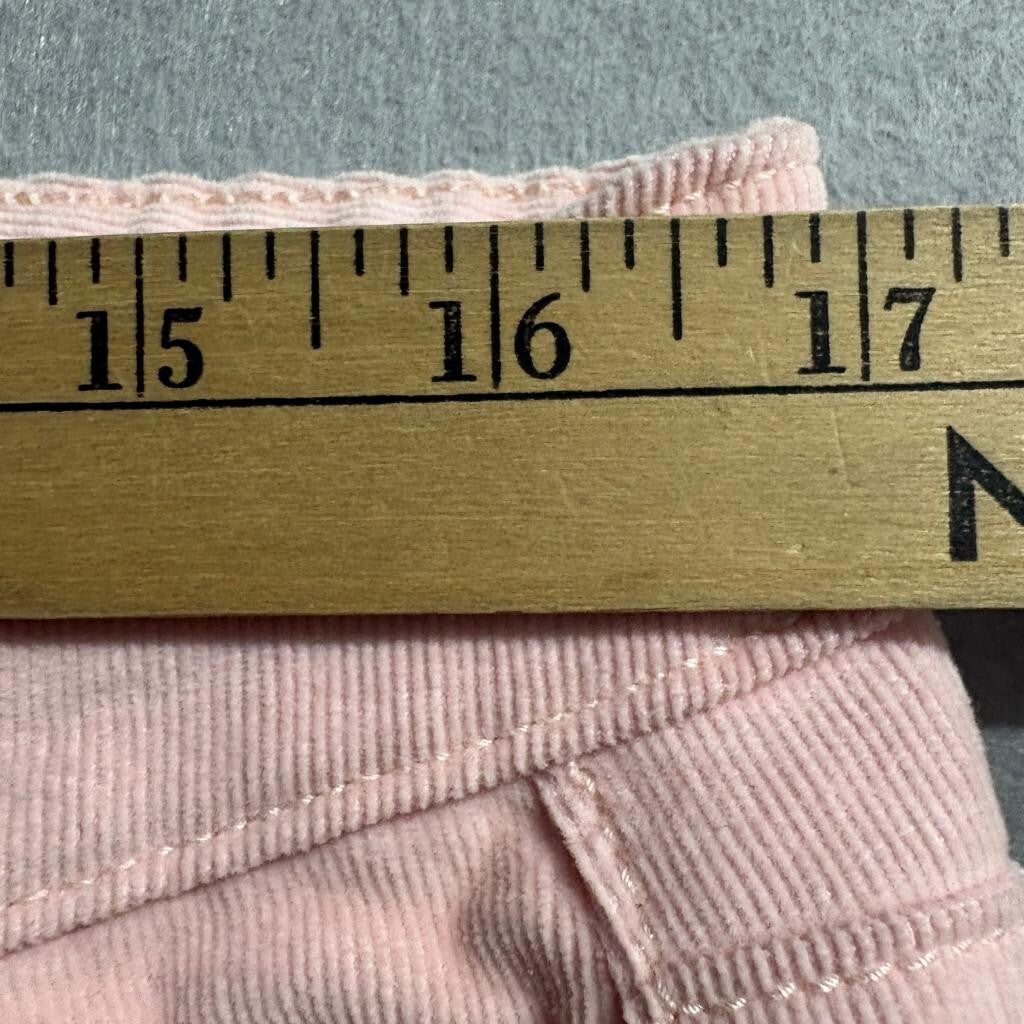 Joe Fresh Slim Corduroy Pants Womens 31 Pink Cotton Blend Stretch Jeans