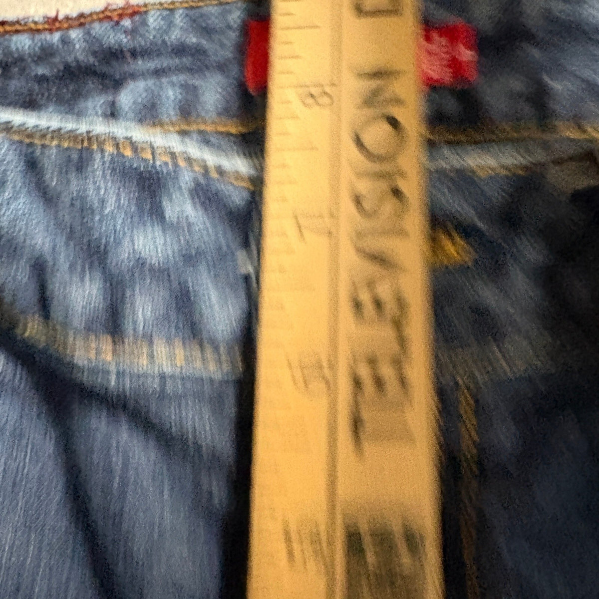 Dickies Womens Denim Jeans Size 5 Blue Medium Wash Straight Leg Work Casual