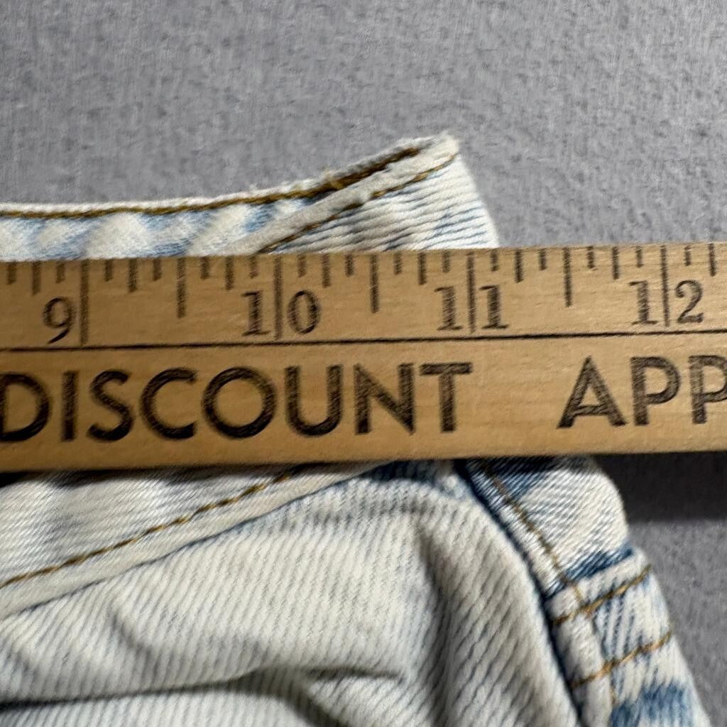 PacSun 90s Boyfriend Jeans Womens Size 22 Light Wash Raw Hem 100% Cotton