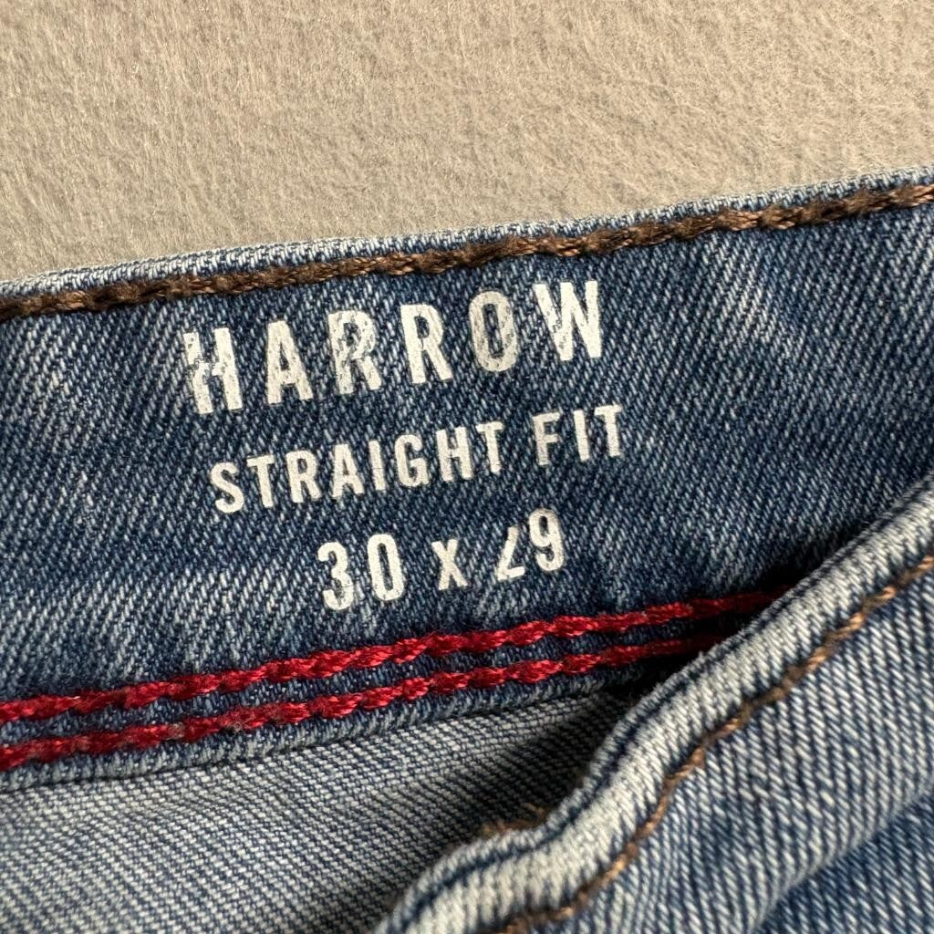 English Laundry Harrow Straight Fit Jeans Mens 30x29 Blue Stretch Denim