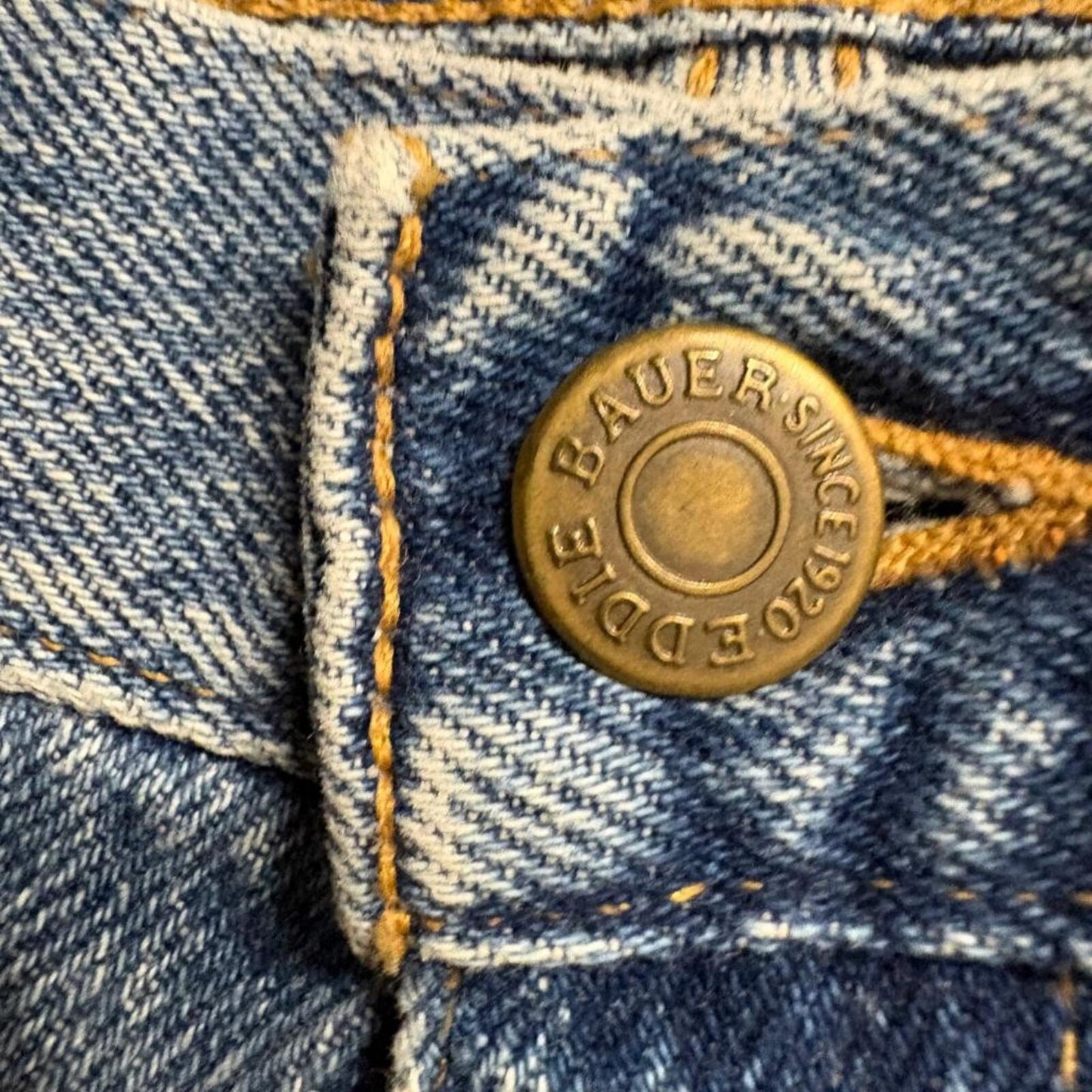 Eddie Bauer Vintage Mom Jeans Womens 10 Tall Blue Denim High Rise Straight Leg