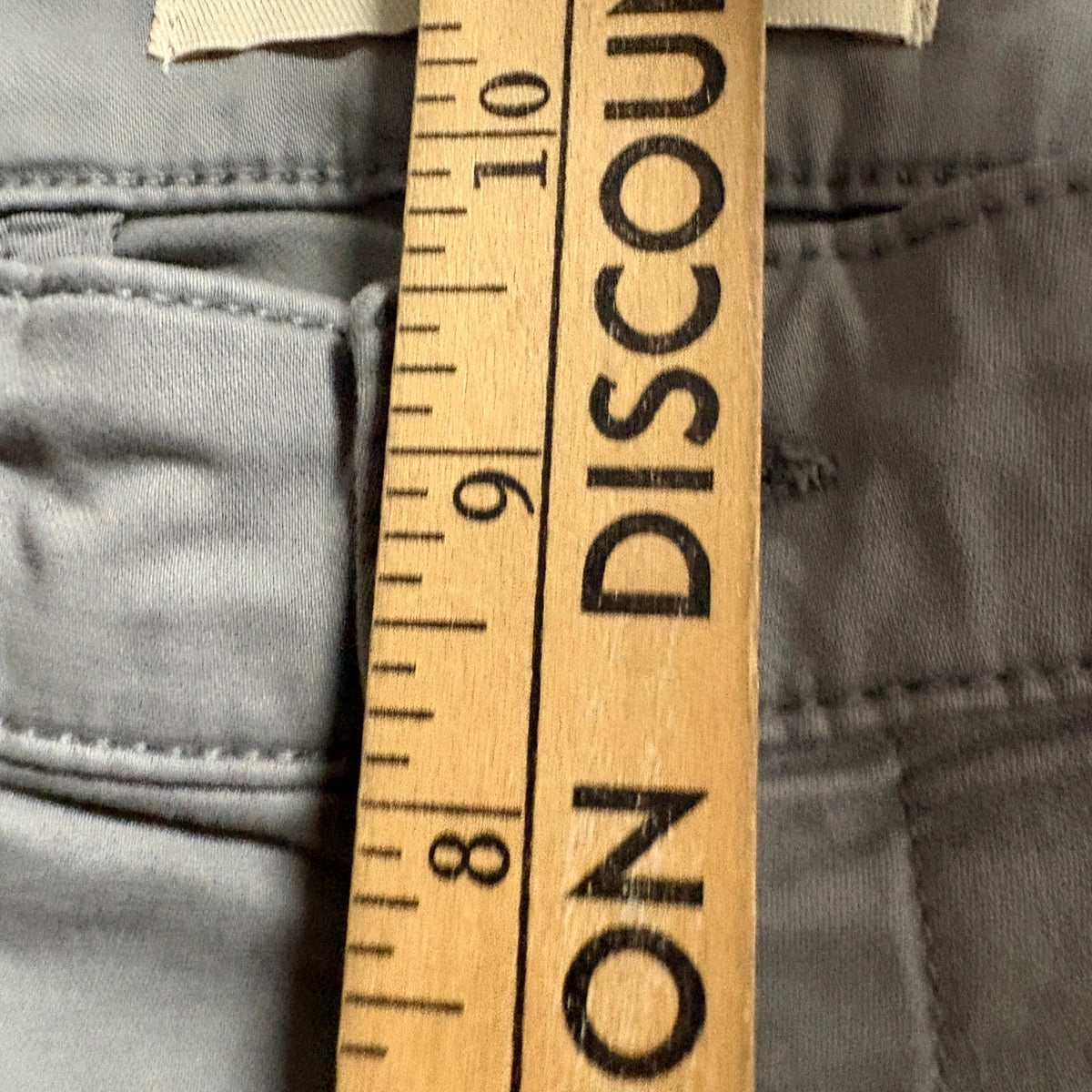 Mavi Johnny Slim Leg Pants Mens 32x32 Gray Cotton Stretch Chino Trousers
