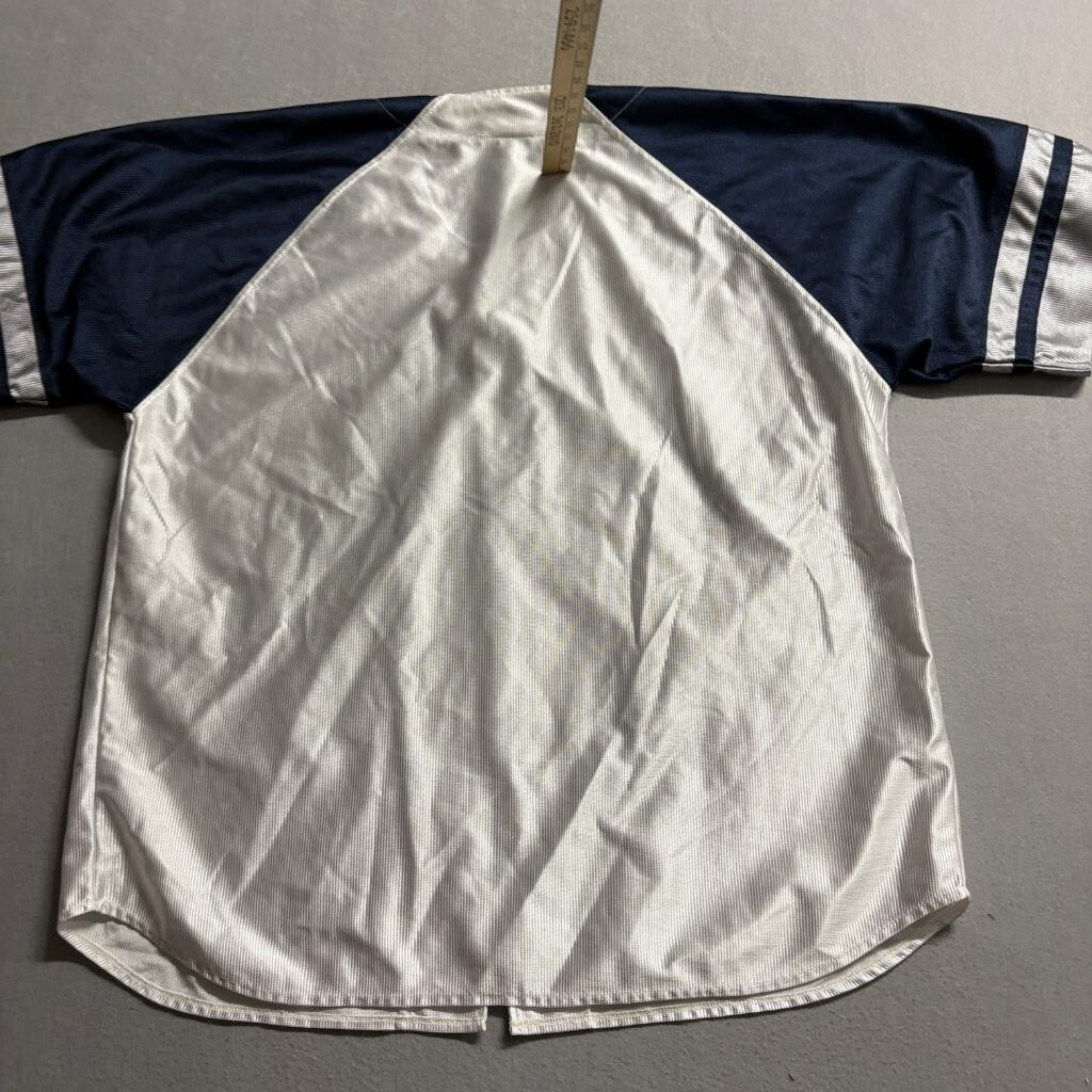 Vintage Nike Shiny Basketball Jersey Shorts Set Mens XL White Navy Made in Italy