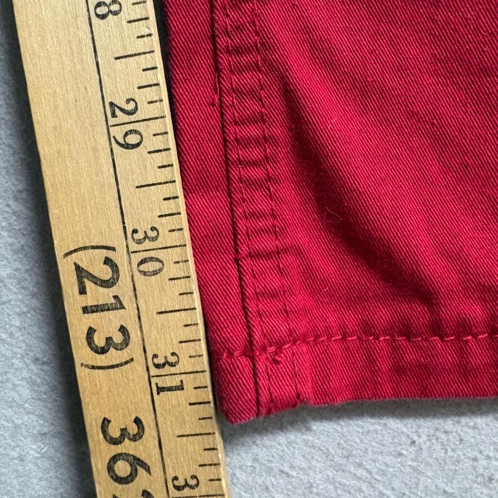 Ace of Diamond USA Red Jeans Womens Size 40x32 Straight Leg Cotton Denim